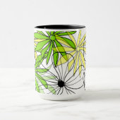 Verse Vibe: Kleurrijke Bloemenkoffiekop Mok (Midden)