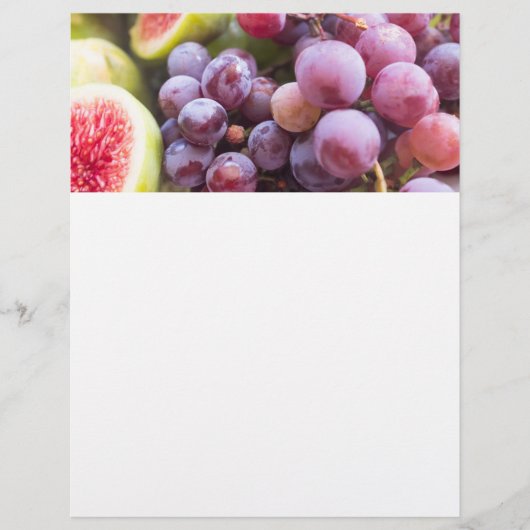 Verse vijgen en druiven flyer (Voorkant)