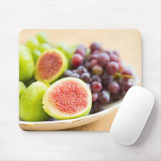 Verse vijgen en druiven muismat (Met muis)