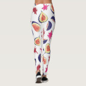 Verse vijgen Roze Sap Waterverf Leggings (Achterkant)