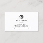 Verse voedingsmiddelen visitekaartje (Achterkant)