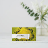 Verse voedingsmiddelen visitekaartje (Staand voorkant)