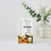 Verse voedingsmiddelenmakerij, gewichtsverlies visitekaartje (Staand voorkant)