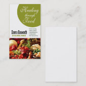 Verse voedingsmiddelenmakerij, gewichtsverlies visitekaartje (Voorkant / Achterkant)