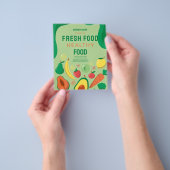 Verse Voedsel Gezond Voedsel Catering Restaurant M Flyer (Hand)