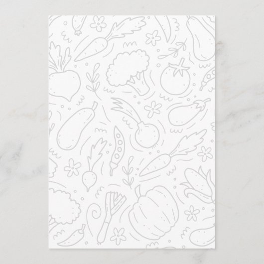 Verse Voedsel, Gezond Voedsel Catering Restaurant  Menu (Achterkant)