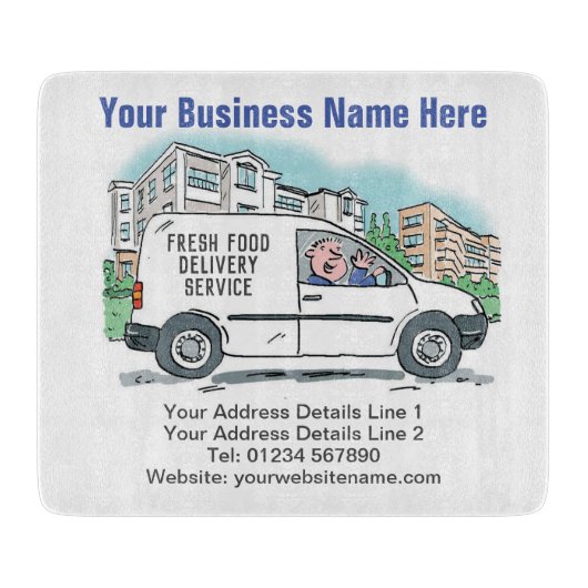 Verse voedselleveringsdienst snijplank (Voorkant)