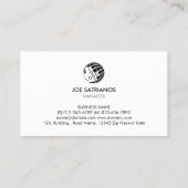 Verse voedselverstrekking vruchten visitekaartje (Achterkant)