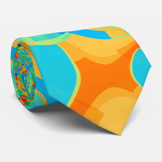 verse vormen - abstract stropdas (Opgerold)