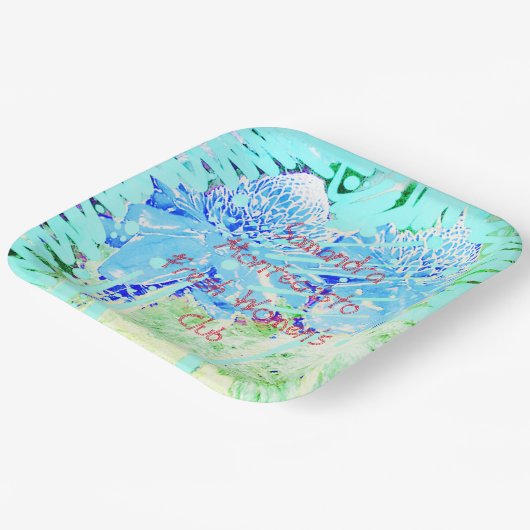 Verse Vrouwen Club Papier Bord (Gebogen)