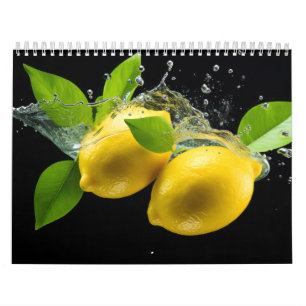 Verse vruchten assortiment gezonde kleurrijke voed kalender
