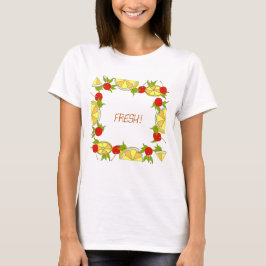 Verse vruchten en zomerstemming t-shirt