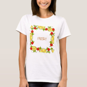 Verse vruchten en zomerstemming t-shirt