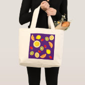 Verse vruchten grote tote bag (Voorkant (product))
