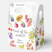 Verse Vruchten van de Markt Bruidsfeestje Bedankdoosjes (Geopend)