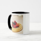 Verse wafel met fruit mok (Voorkant links)