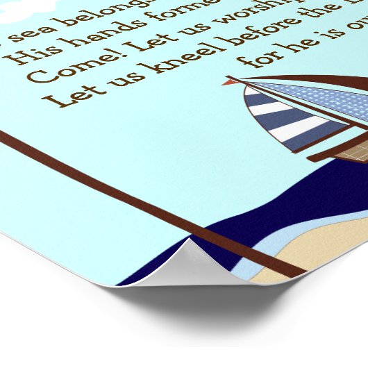 Verse wandafdruk schuine bijbel poster (Hoek)