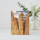 Verse, warme stokbroden briefkaart (Staand voorkant)