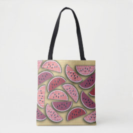 Verse  Watermeloen Picknick Tote Bag