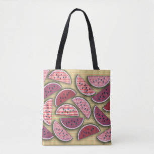 Verse Watermeloen Picknick Tote Bag