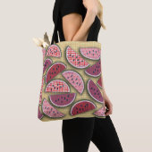 Verse Watermeloen Picknick Tote Bag (Dichtbij)