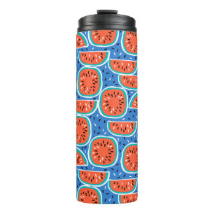 Verse watermeloen uit de zomer thermosbeker