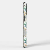 Verse Waterverf Groen en Geel Blad Patroon Case-Mate iPhone Case (Achterkant / Rechts)
