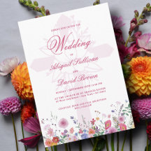 Verse wilde bloemen religieuze bruiloft