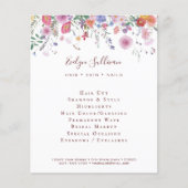 Verse wildflower flyer (Voorkant)