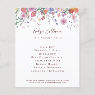 Verse wildflower flyer