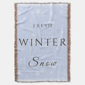 Verse wintersneeuw met sneeuw deken (Voorkant Verticaal)