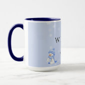 Verse Wintervreugde met Sneeuw en Sneeuwman Mok (Links)