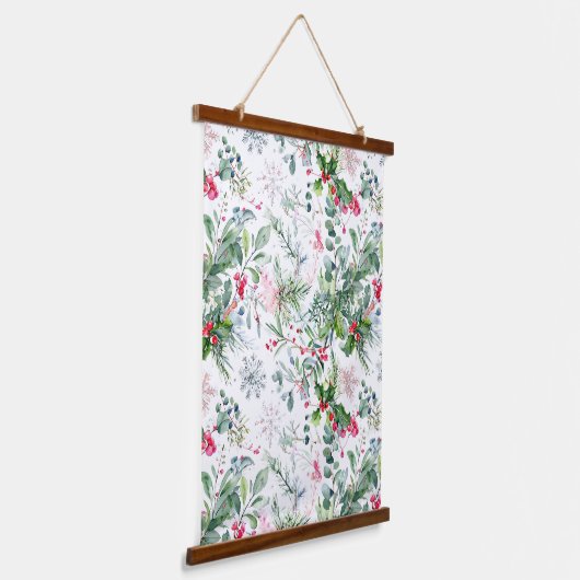 verse wintervruchten hangend wandkleed (Gebogen)