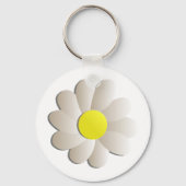 VERSE WIT-DAISY-STROOM, SPRINGTIJDSTROOM SLEUTELHANGER (Voorkant)