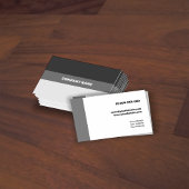 Verse witte hedendaagse transparantie visitekaartje