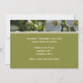 verse witte tuinbloemen bachelorettee kaart (Achterkant)