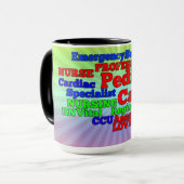 VERSE WOORDEN JUMBLE COFFEE MOK (Voorkant links)