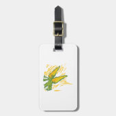 Verse Wortel Kleurrijke Plantaardige Kunst Bagagelabel (Voorkant verticaal)