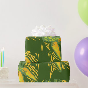 Verse Wortel Kleurrijke Plantaardige Kunst Cadeaupapier