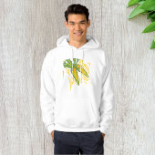 Verse Wortel Kleurrijke Plantaardige Kunst Hoodie