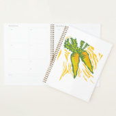 Verse Wortel Kleurrijke Plantaardige Kunst Planner (Display)