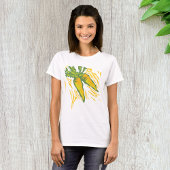 Verse Wortel Kleurrijke Plantaardige Kunst T-shirt