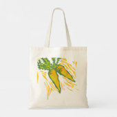 Verse Wortel Kleurrijke Plantaardige Kunst Tote Bag (Achterkant)