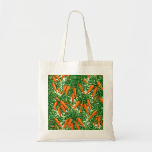 Verse worteloogst botanisch patroon tote bag (Voorkant)