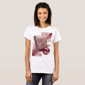 Verse Zilveren ABSTRACTE KUNST Abstract ontwerp v3 T-shirt (Voorkant volledig)