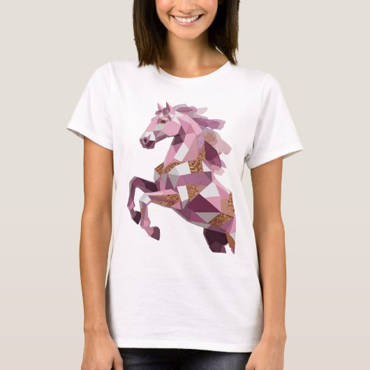 Verse Zilveren ABSTRACTE KUNST Ontwerp v2 T-shirt (Voorkant)