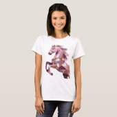 Verse Zilveren ABSTRACTE KUNST Ontwerp v2 T-shirt (Voorkant volledig)