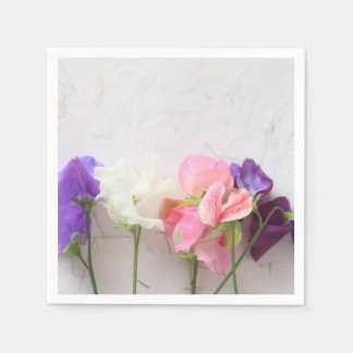 Verse zoete erwten servet