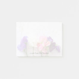 Verse zoete erwten vervagen post-it® notes