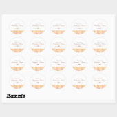 Verse zomer ananas bruiloft gunst Sticker (Vel)